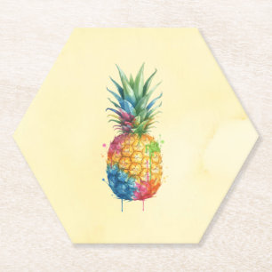Pineapple Paper Coaster