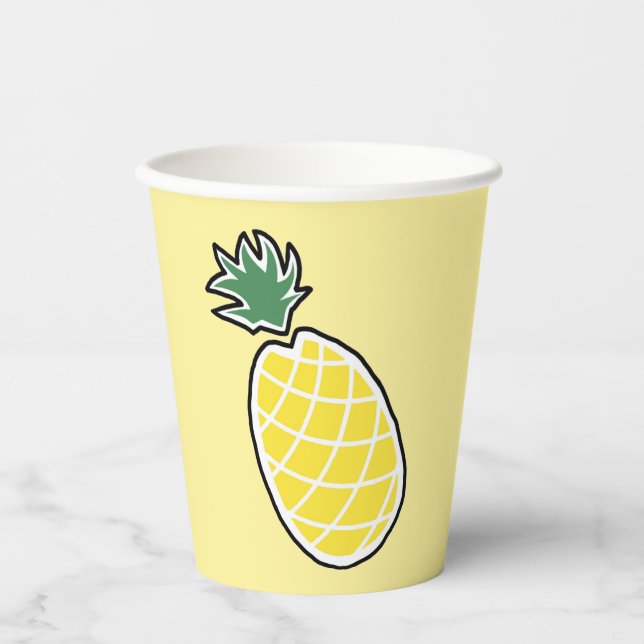 Pineapple Paper Cup (Front)