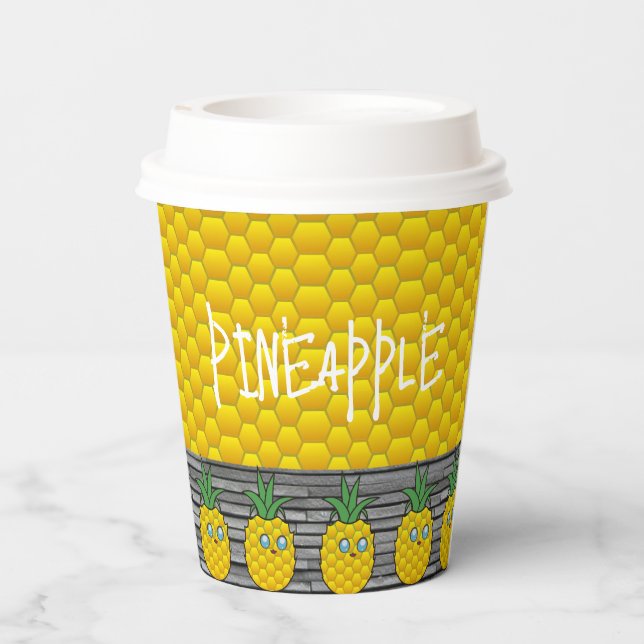 Pineapple Paper Cups (Back)