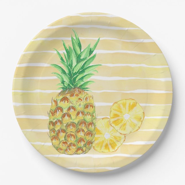 Pineapple Paper Plate (Front)