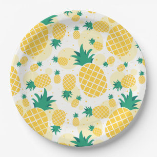 Pineapple Paper Plates 9"