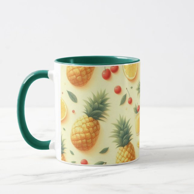 Pineapple Parade Mug (Left)