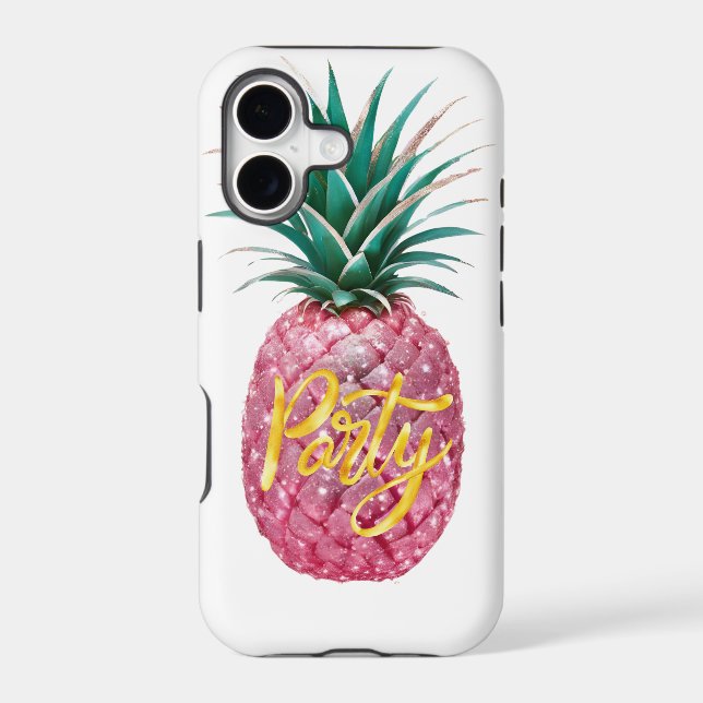 PINEAPPLE PARTY iPhone Case (Back)