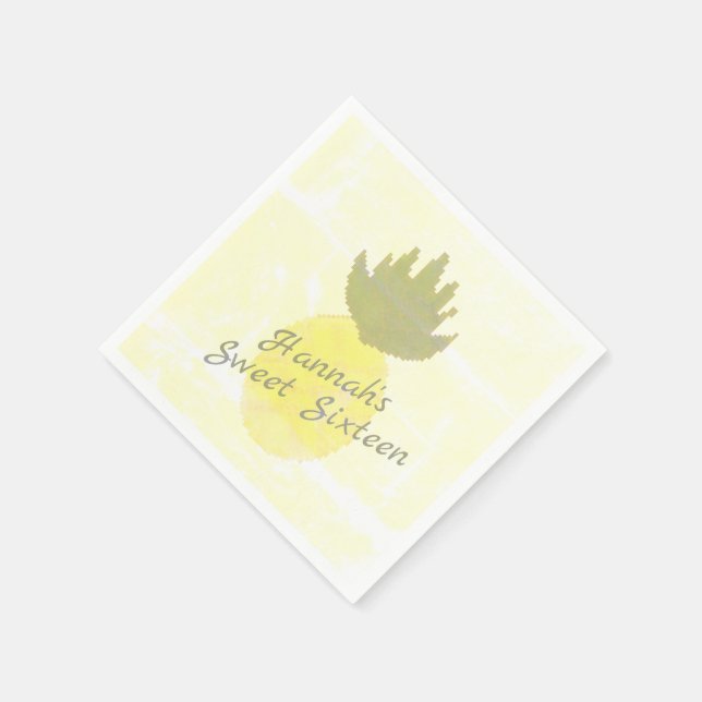 Pineapple Party Napkin (Corner)