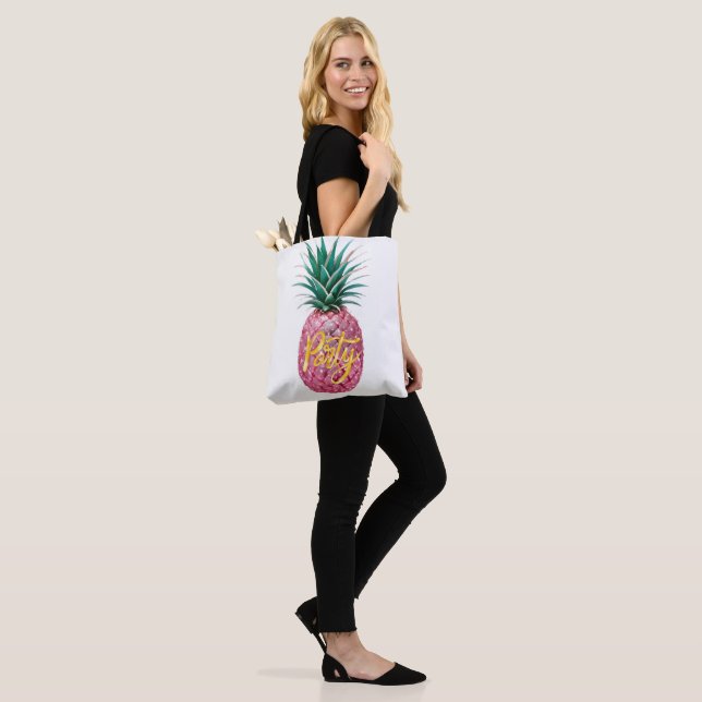 PINEAPPLE PARTY Tote Bag (On Model)
