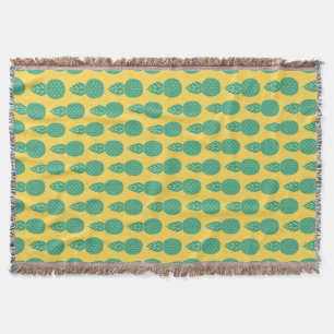 Pineapple Pattern 2 Throw Blanket