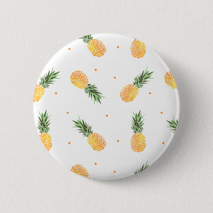 Pineapple Pattern 6 Cm Round Badge