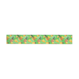 Pineapple Pattern 6 Wrap Around Label