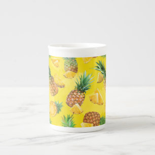 Pineapple Pattern 7 Bone China Mug