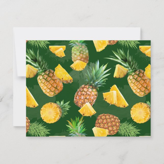 Pineapple Pattern 9 Card (Front)