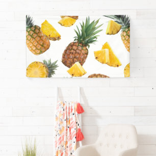 Pineapple Pattern Banner