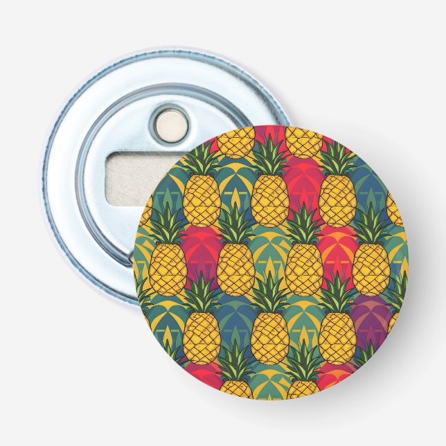 Pineapple Pattern  Bottle Opener (Front)