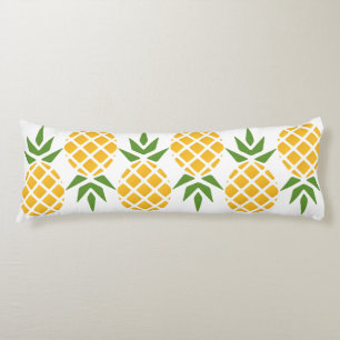 Pineapple Pattern Editable Background Colour Body Cushion