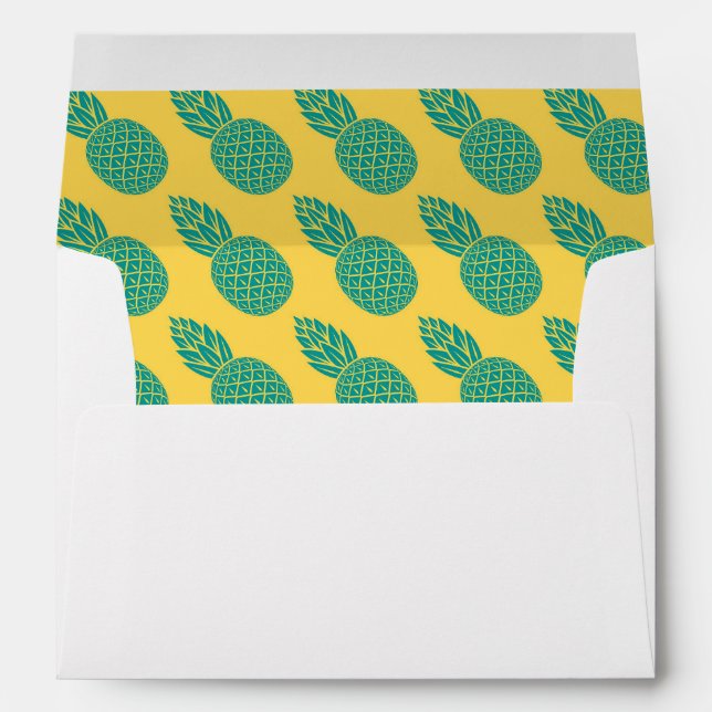 Pineapple Pattern Envelope (Back (Bottom))