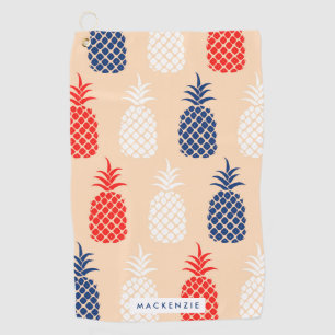Pineapple Pattern Golf Towel