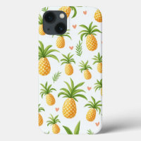 Pineapple pattern iphone 13 case