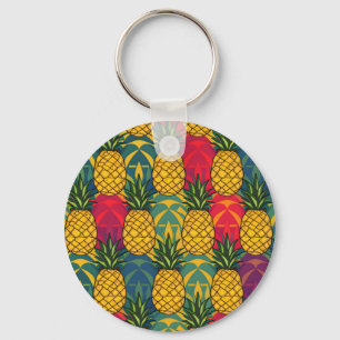Pineapple Pattern Key Ring