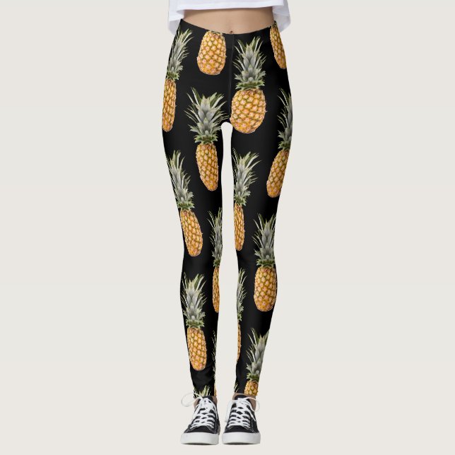 Pineapple Pattern Leggings (Front)