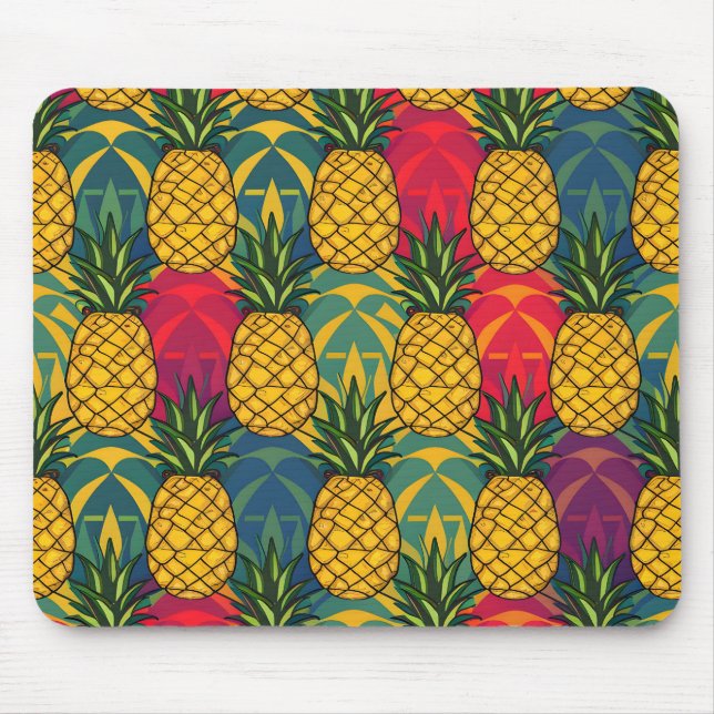 Pineapple Pattern  Mouse Mat (Front)