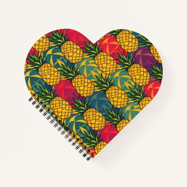 Pineapple Pattern  Notebook (Front)