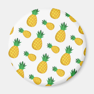 Pineapple Pattern Print Magnet