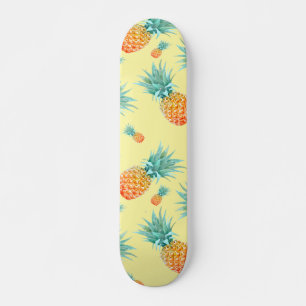 Pineapple Pattern Skateboard