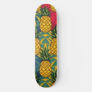 Pineapple Pattern Skateboard