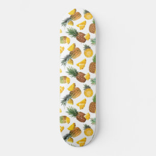 Pineapple Pattern Skateboard