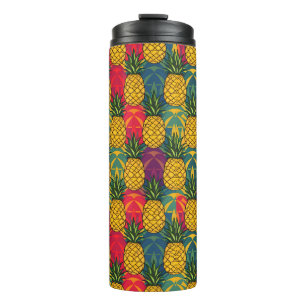 Pineapple Pattern Thermal Tumbler