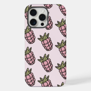 Pineapple Pattern Y2K Retro Funky iPhone 15 Pro Max Case
