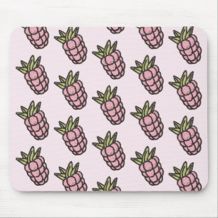 Pineapple Pattern Y2K Retro Funky Mouse Mat