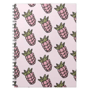 Pineapple Pattern Y2K Retro Funky Notebook