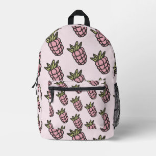 Pineapple Pattern Y2K Retro Funky Printed Backpack