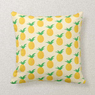 Pineapple Pattern Yellow Green Cushion