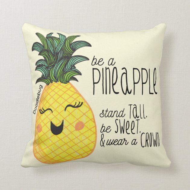 pineapple throw pillows