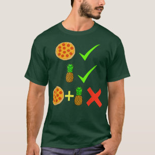 Pineapple Pizza Debate - Hawaiian Pizza With Fruit T-Shirt