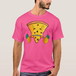 Pineapple Pizza Fitness Lifting Barbell Hawaiian F T-Shirt