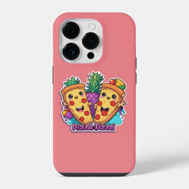 Pineapple Pizza Funny  iPhone Case (Back)