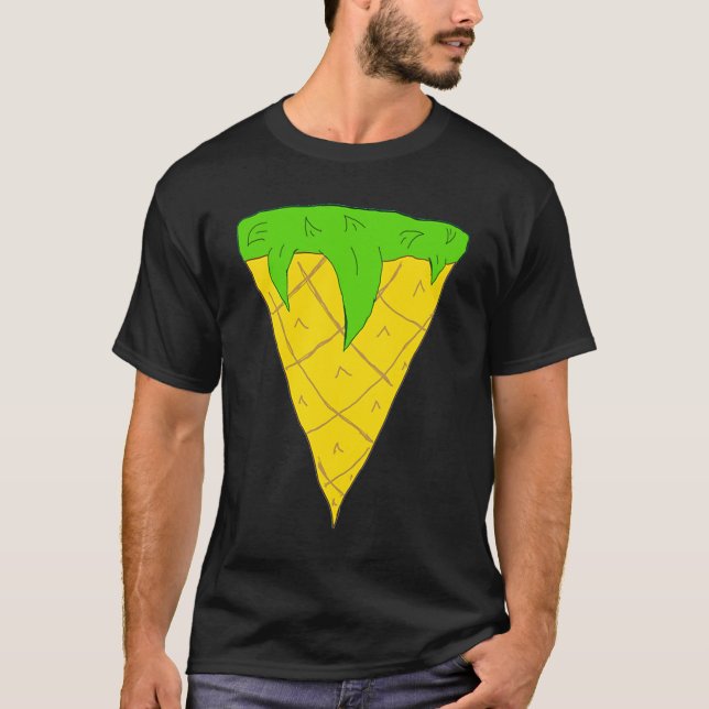 Pineapple Pizza  Hipster Fun Kids Boy Girl Teen T-Shirt (Front)