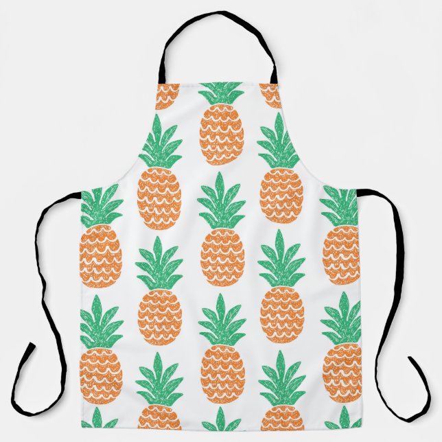 Pineapple Play: Fun Pattern Delight. Apron (Front)
