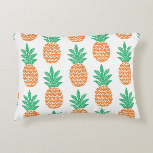 Pineapple Play: Fun Pattern Delight. Decorative Cushion