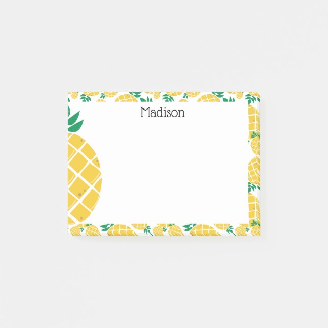 Pineapple Post It Notes (Front)