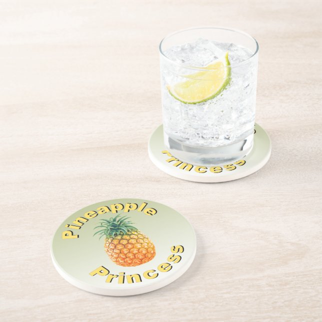 Pineapple Princess Coaster (Side)