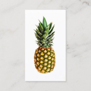 Pineapple print business cards