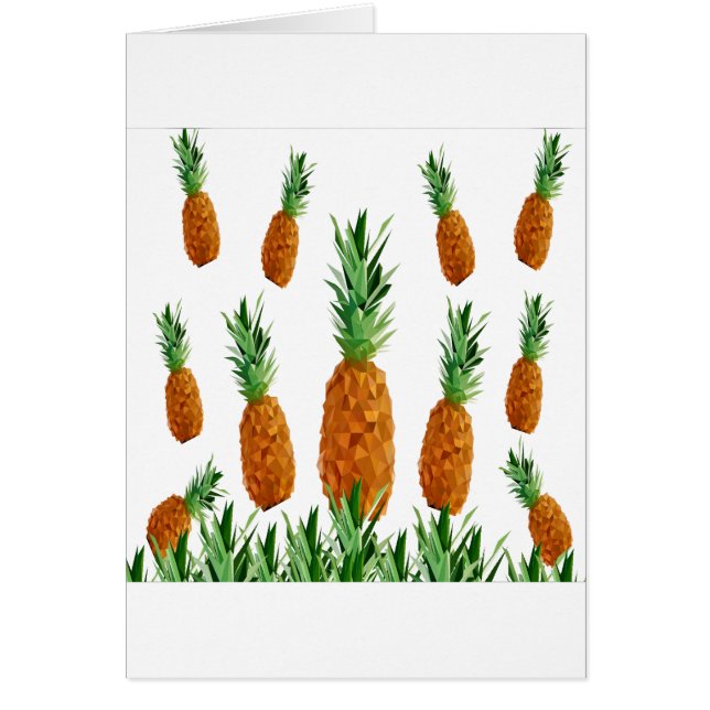 pineapple print polygonal pattern (Front)