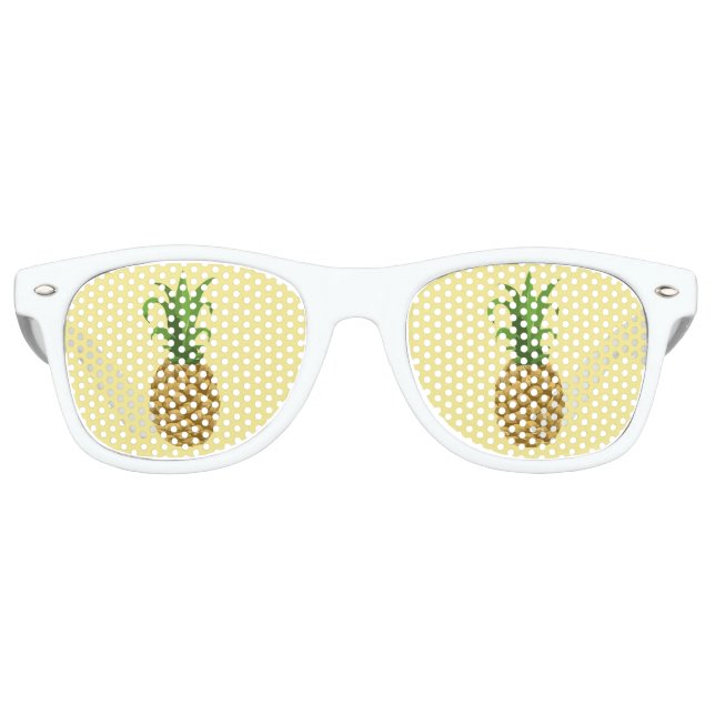 Pineapple Print Sunglasses (Front)