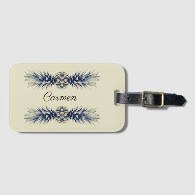PineApple Retrolook  Luggage Tag (Front Horizontal)