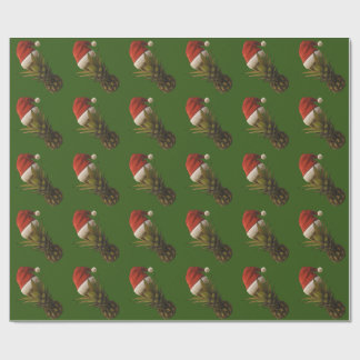 Pineapple Santa Hawaiian Mele Kalikima Gift Wrap