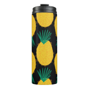 Pineapple seamless abstract pattern. Contemporary Thermal Tumbler