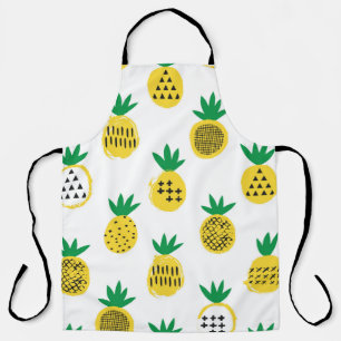 Pineapple seamless pattern. Kid design. Apron